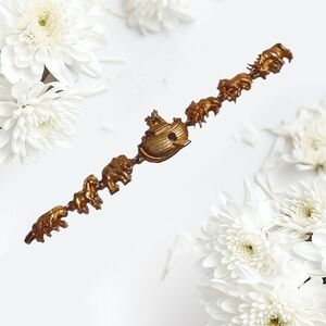Vintage 1970s Noah's Ark bracelet from A.J.C. New York